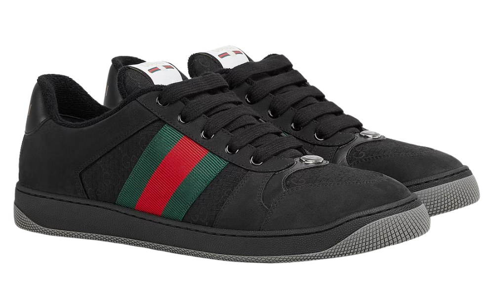 Gucci Gg Screener trainer 'Black Gg Canvas'