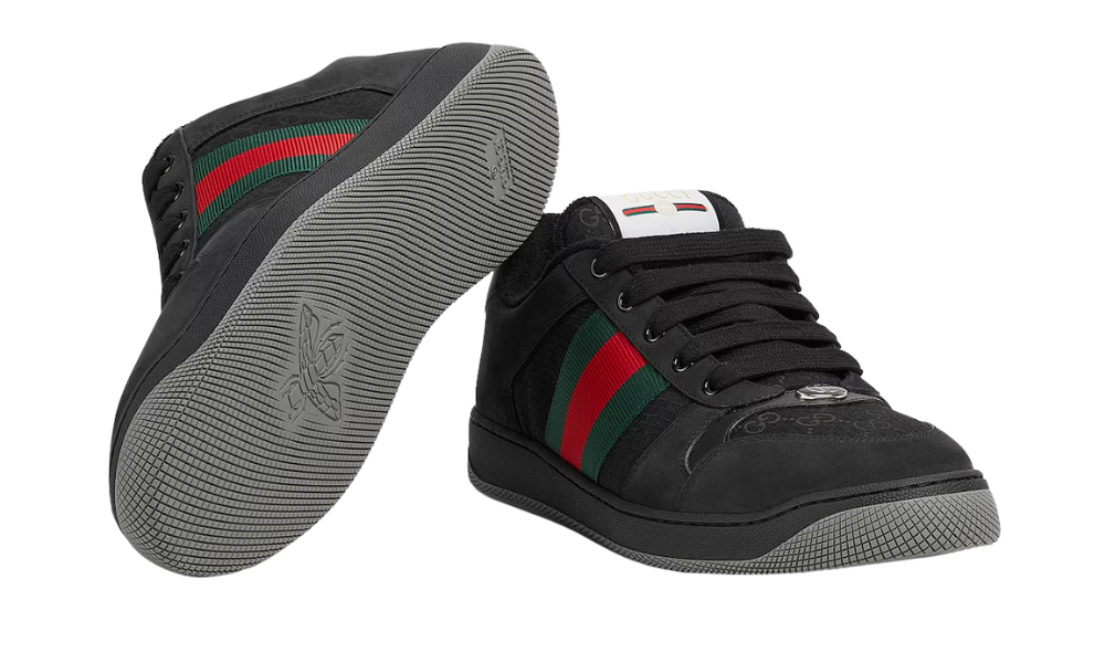 Gucci Gg Screener trainer 'Black Gg Canvas'