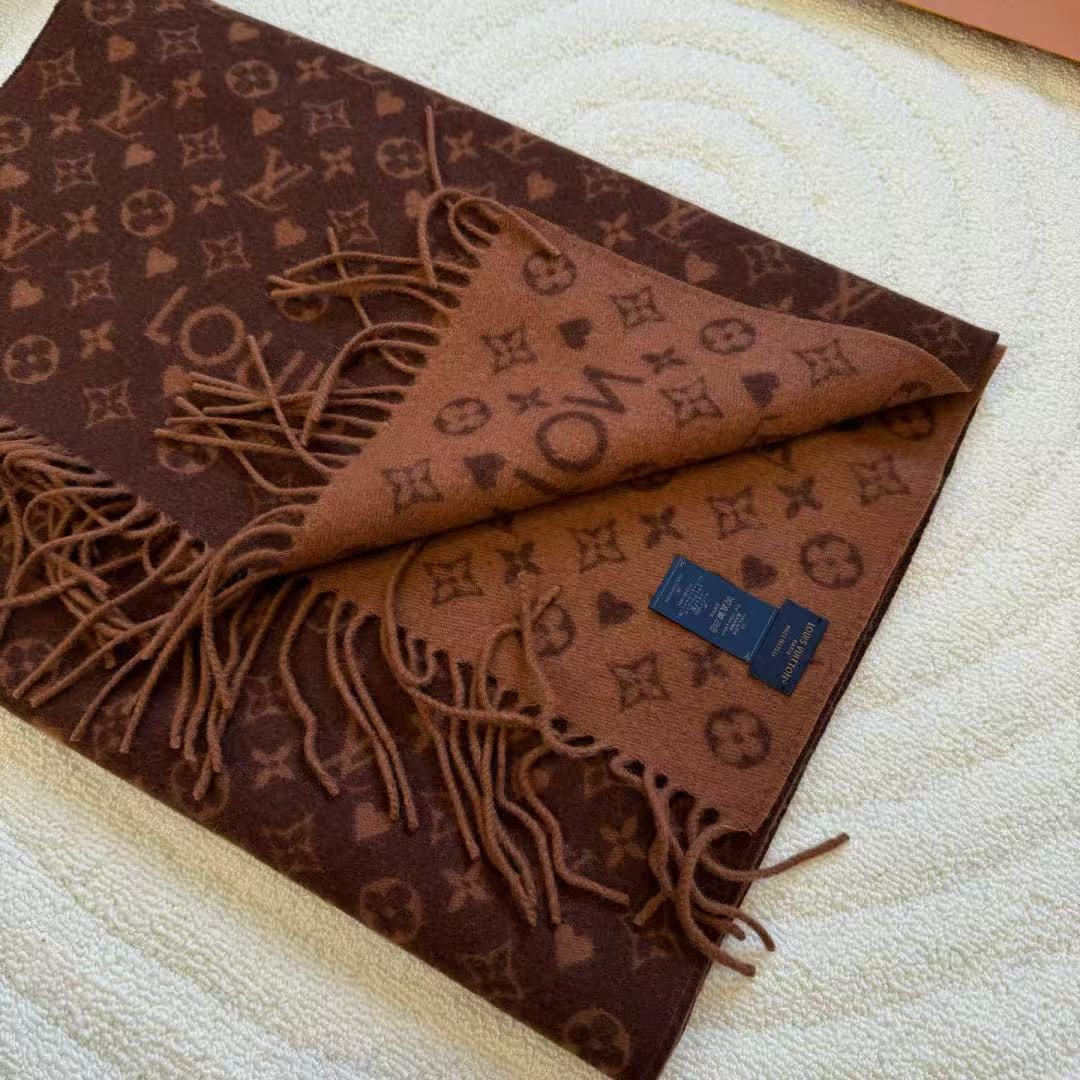 LV SCIARPA MARRONE
