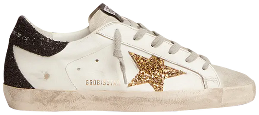 Golden Goose Super Star Leather Sneakers Gold